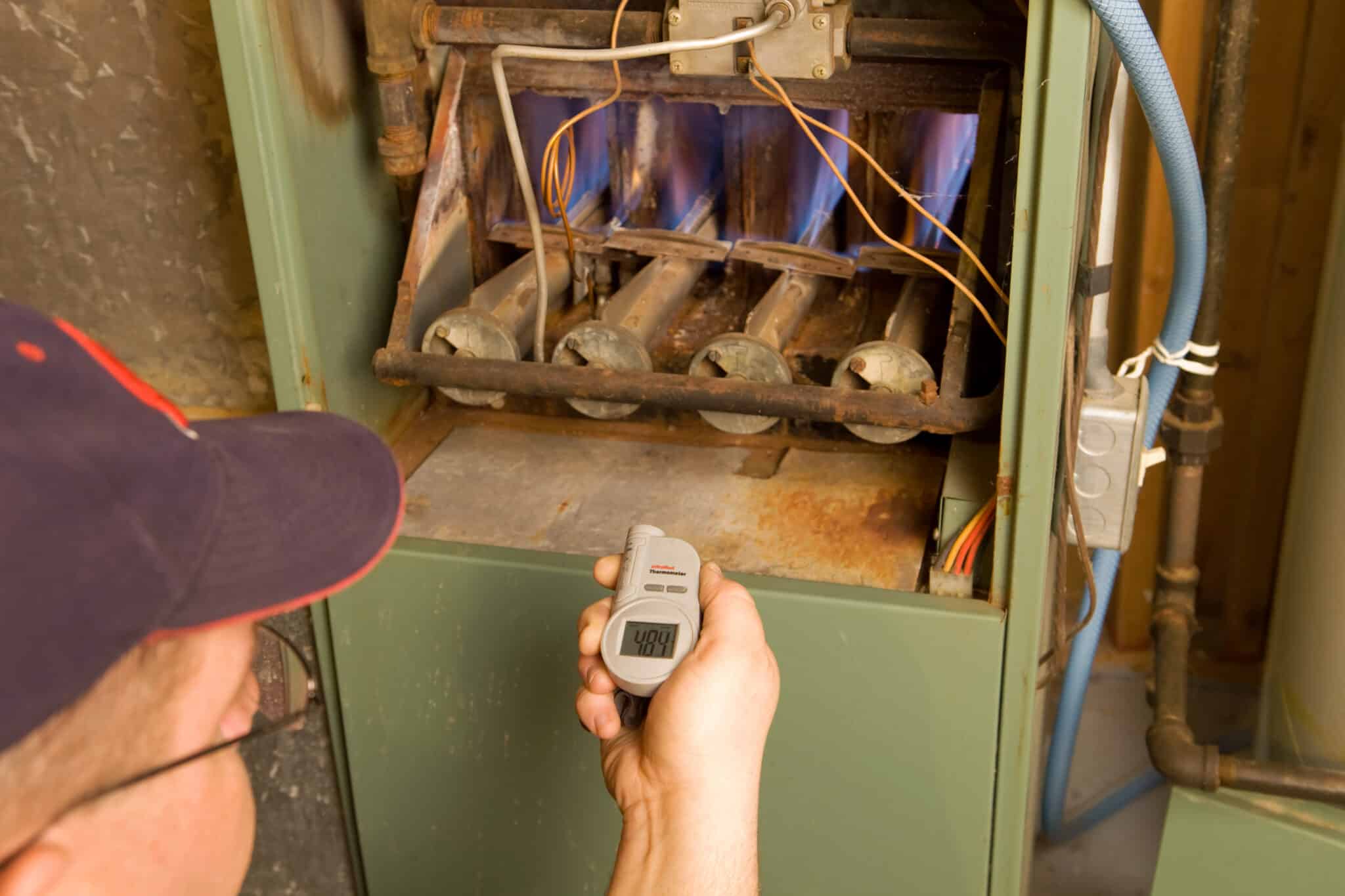 Old furnace, Heating Repair Near Me.